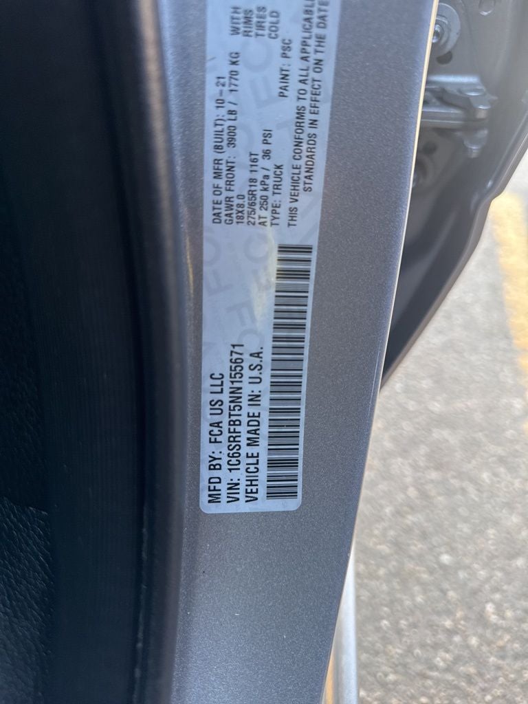 2022 RAM 1500 Big Horn/Lone Star