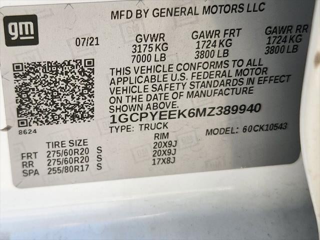 2021 Chevrolet Silverado 1500 4WD Crew Cab Short Bed RST