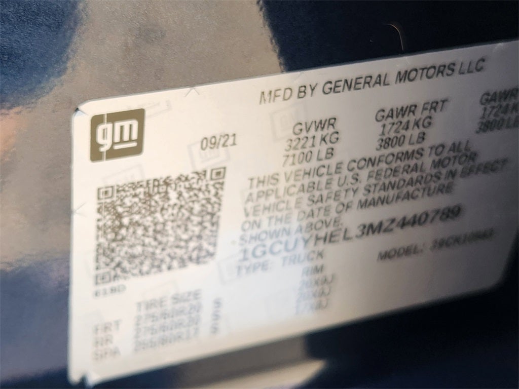 2021 Chevrolet Silverado 1500 4WD Crew Cab Short Bed High Country