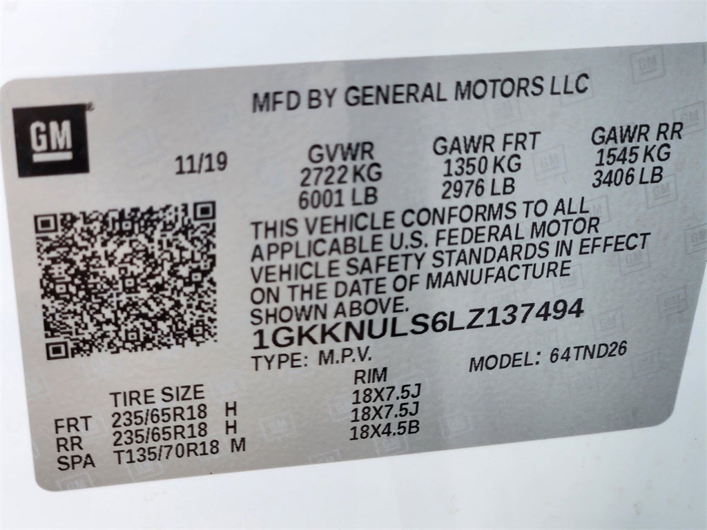 2020 GMC Acadia AWD SLT