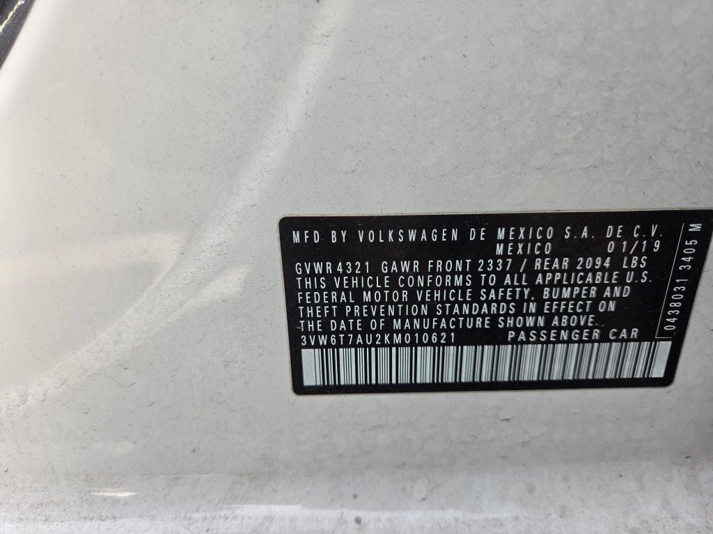 2019 Volkswagen Golf GTI 2.0T Rabbit Edition