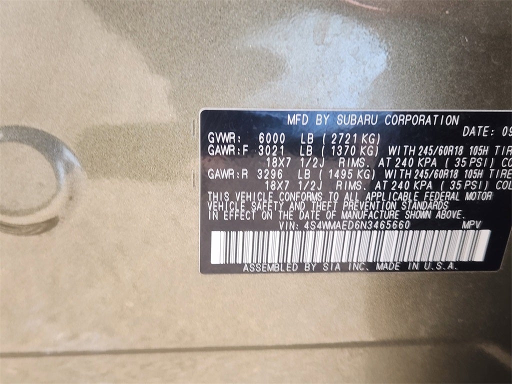 2022 Subaru Ascent Premium