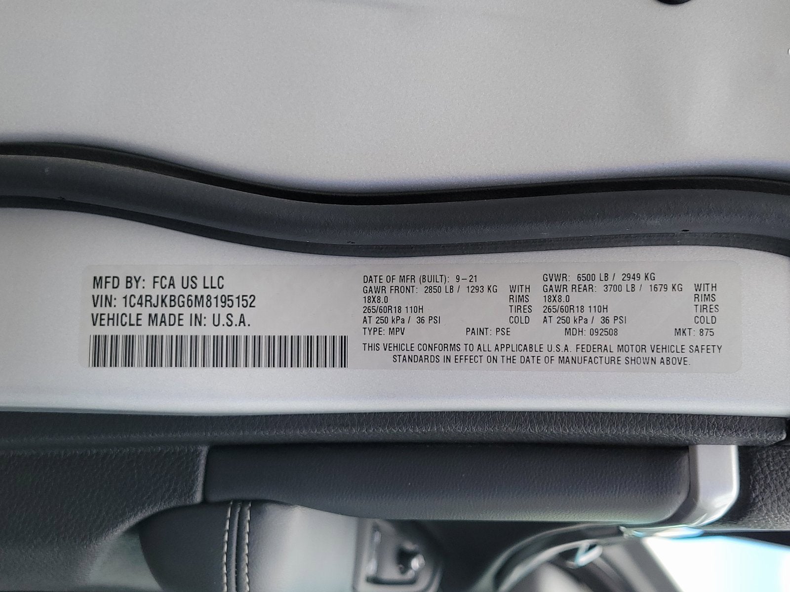 2021 Jeep Grand Cherokee L Limited