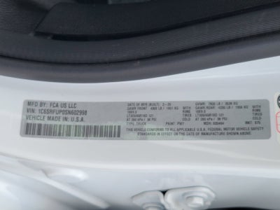 2025 RAM 1500 RHO