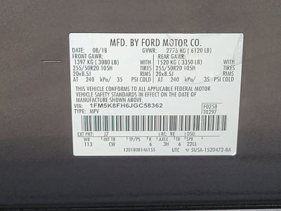 2018 Ford Explorer Limited