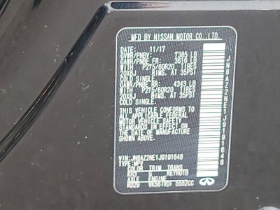 2018 INFINITI QX80 Base