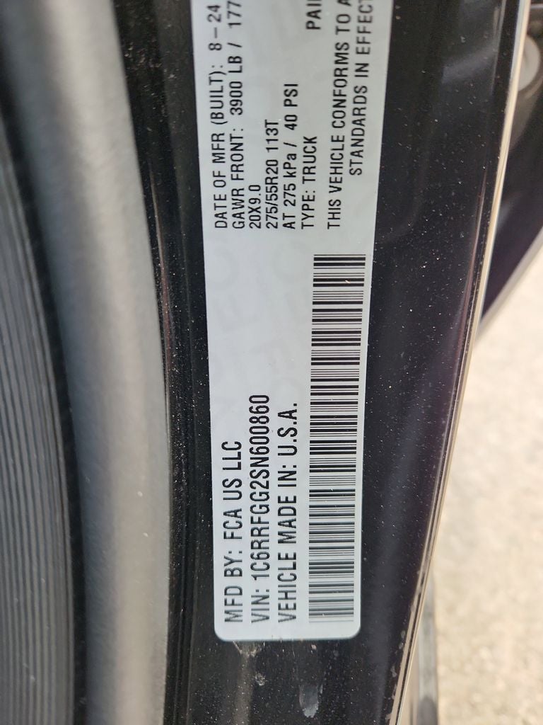 2025 RAM 1500 Tradesman Crew Cab 4x4 5'7' Box