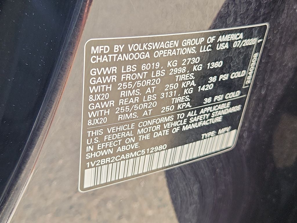 2021 Volkswagen Atlas SEL