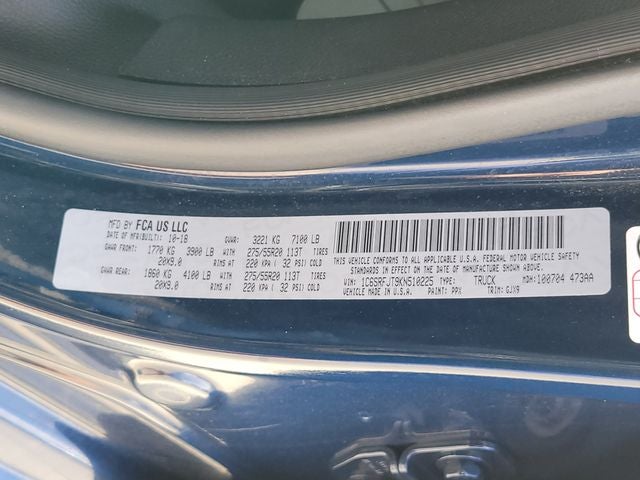 2019 RAM 1500 Laramie