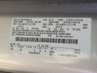 2024 Ford Transit-350 XLT 12 Passenger