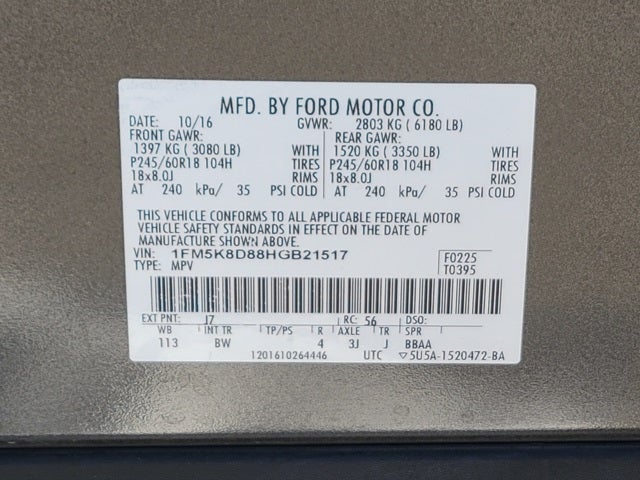 2017 Ford Explorer XLT