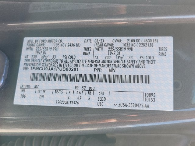 2023 Ford Escape Platinum