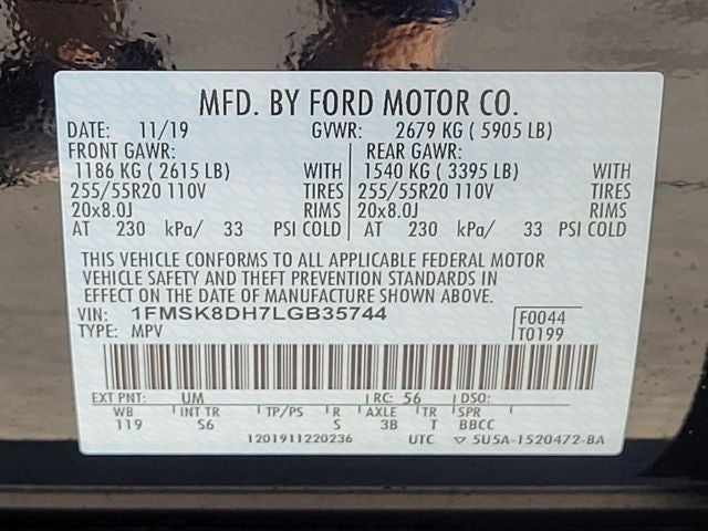 2020 Ford Explorer XLT