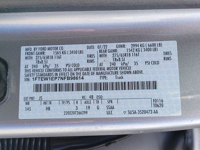 2022 Ford F-150 Lariat