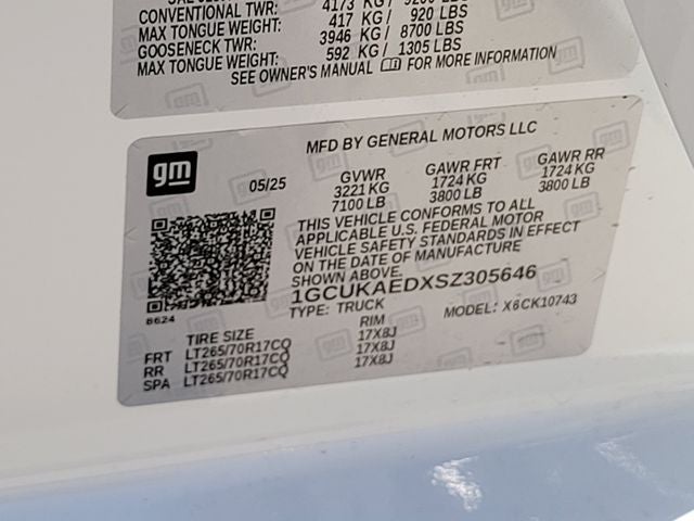 2025 Chevrolet Silverado 1500 WT