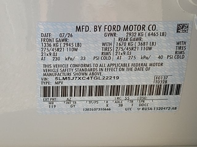 2026 Lincoln Aviator Reserve Premium
