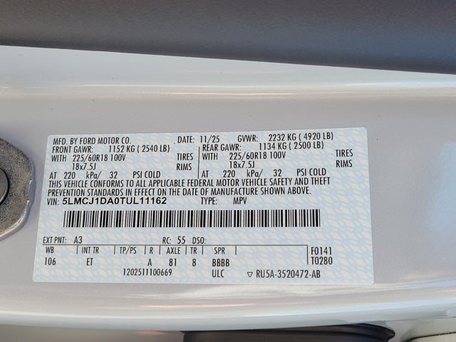 2026 Lincoln Corsair Premiere