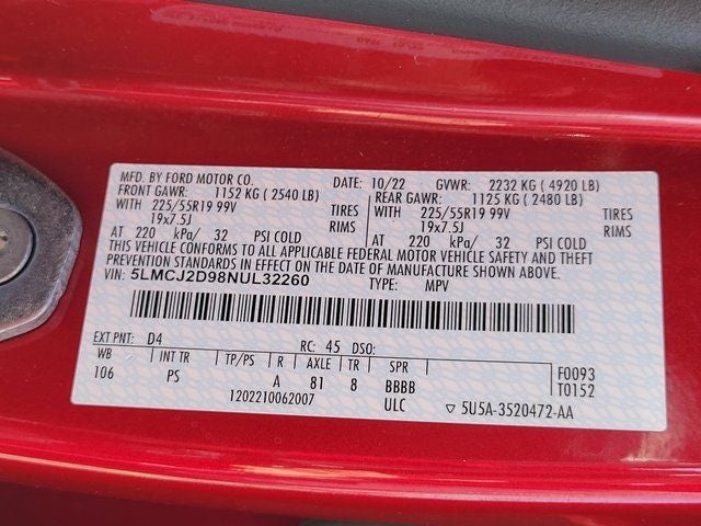 2022 Lincoln Corsair Reserve