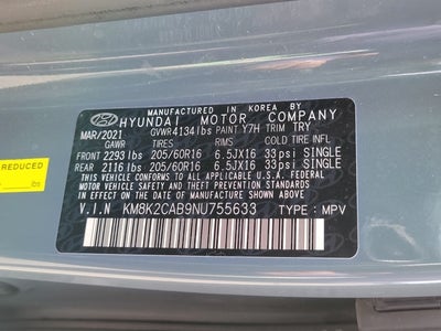 2022 Hyundai Kona SE