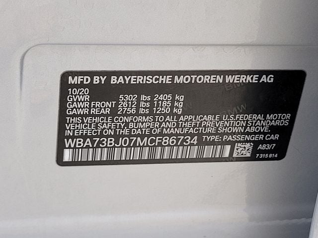 2021 BMW 5 Series 540i xDrive