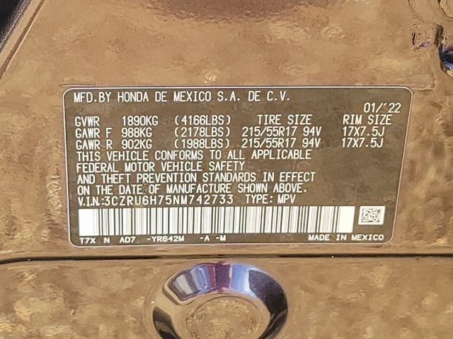 2022 Honda HR-V EX-L