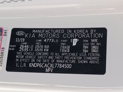 2020 Kia Sportage S