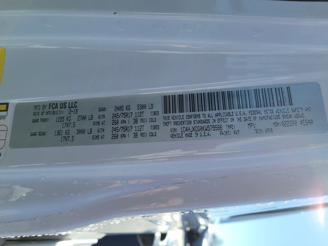 2019 Jeep Wrangler Unlimited Sport S