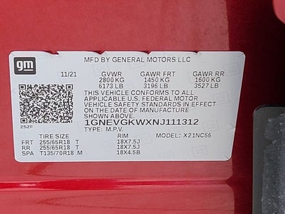 2022 Chevrolet Traverse LT 1LT