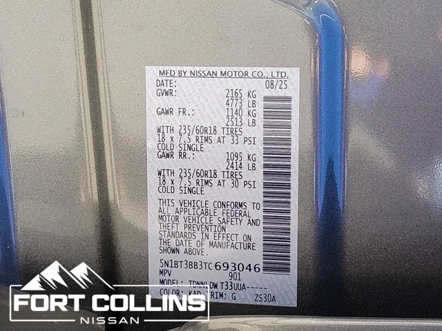 2026 Nissan Rogue SV