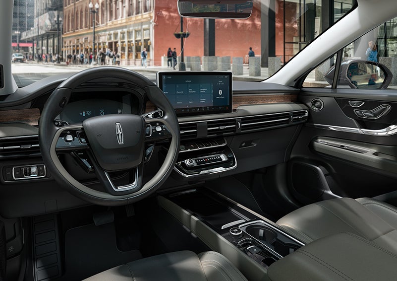 The interior dashboard of 2024 Lincoln Corsair® SUV is shown here. | Loveland Lincoln in Loveland CO