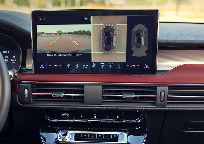 The large center touchscreen of a 2024 Lincoln Corsair® SUV is shown. | Loveland Lincoln in Loveland CO