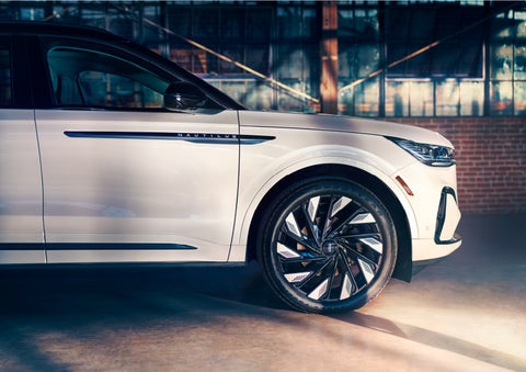 The wheels of the available Jet Appearance Package are highlighted. | Loveland Lincoln in Loveland CO