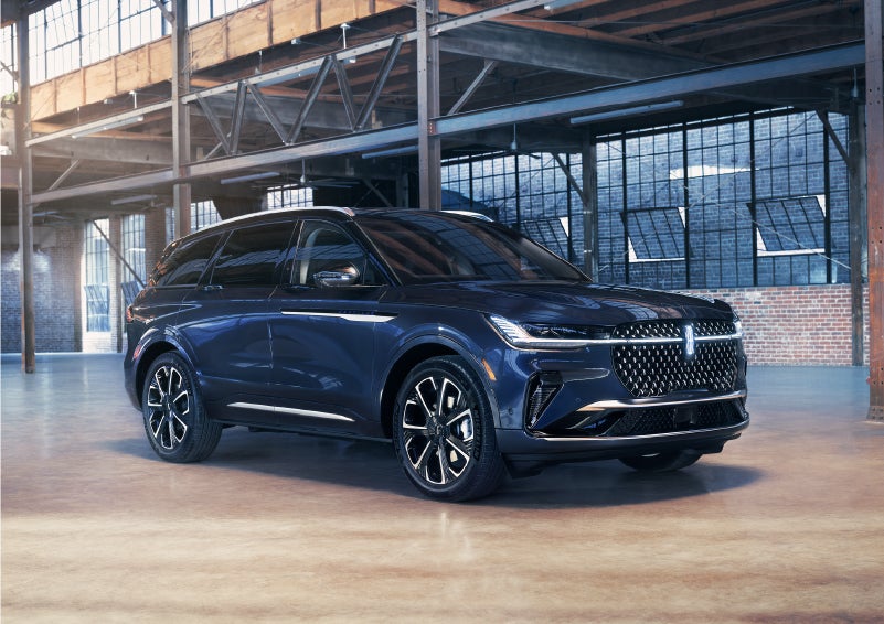 A 2024 Lincoln Nautilus® SUV is parked in an industrial space. | Loveland Lincoln in Loveland CO