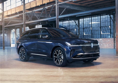 A 2024 Lincoln Nautilus® SUV is parked in an industrial space. | Loveland Lincoln in Loveland CO
