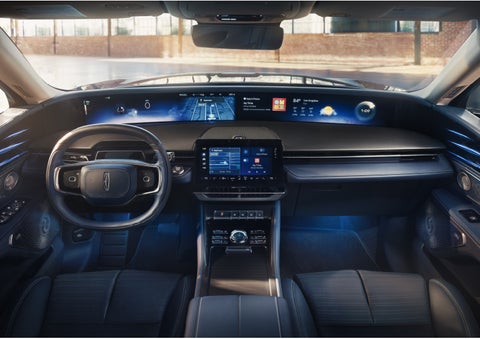 The panoramic display is shown in a 2026 Lincoln Nautilus® SUV. | Loveland Lincoln in Loveland CO